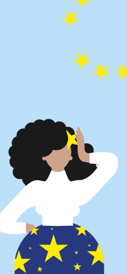 iOS wallpaper - Black hair girl