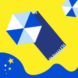 Smart watch wallpaper - European beach 2