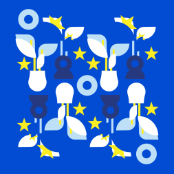 Smart watch wallpaper - European flowers