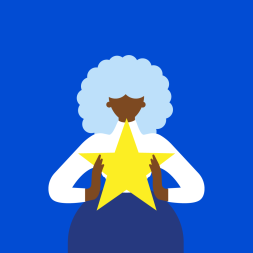 Smart watch wallpaper - Girl light brown skin