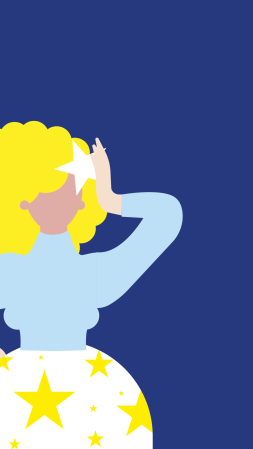 Android wallpaper - Blond hair girl