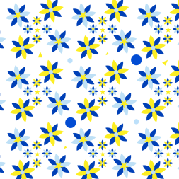 Smart watch wallpaper - Pattern flowers