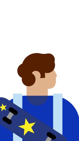 Android wallpaper - Skater brown hair