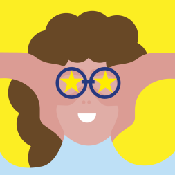 Smart watch wallpaper - Girl with brown hair