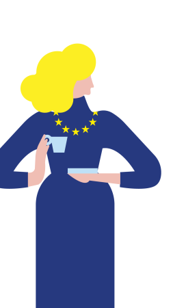 Android wallpaper - Women Coffee Time