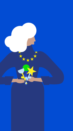 Android wallpaper - Woman with flowers