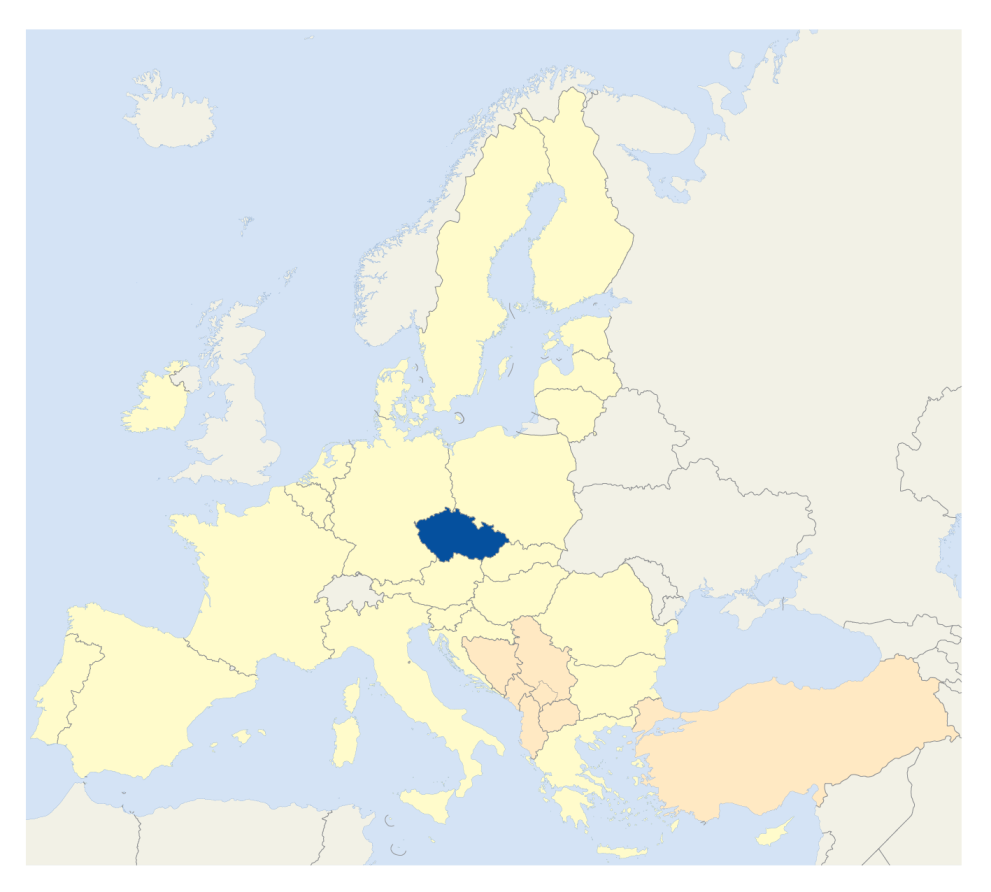 Czechia in Europe