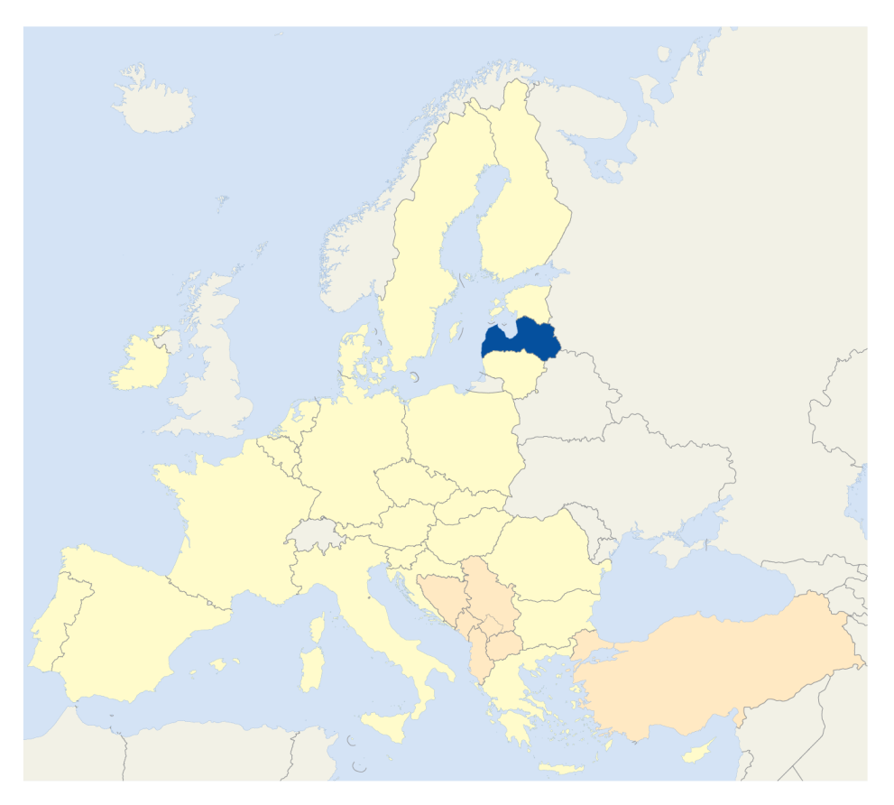 Latvia in Europe