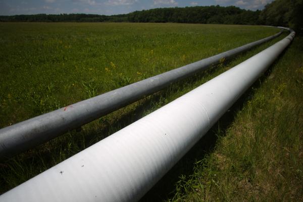 The Druzhba pipeline near Czech-Slovak border