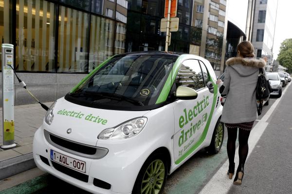 Share of electric cars: Brussels