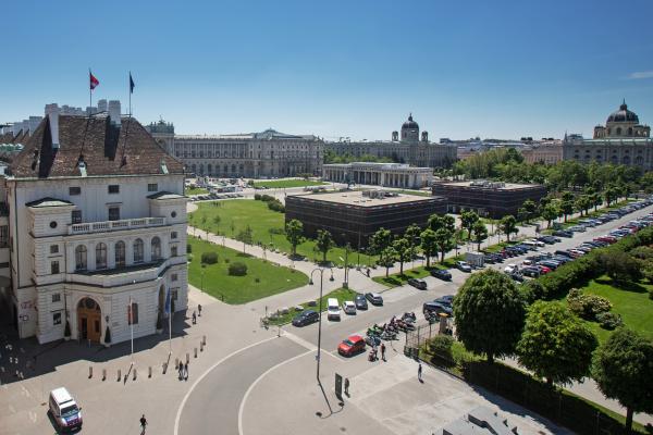 Aerial views of European Union Capitals - Vienna, Austria