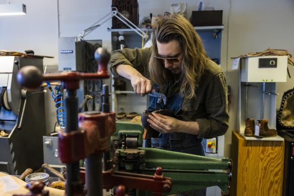 Circular economy and sustainable footwear - Kavat’s shop and recycling centre in Sweden