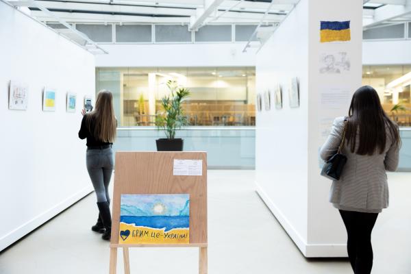Opening of the exhibition of Ukrainian children’s drawings «Mriyu» («I dream»)
