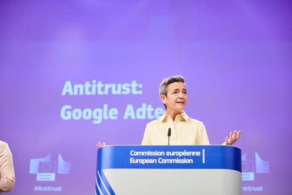 Press conference by Margrethe Vestager, Executive Vice-President of the European Commission, on an antitrust case