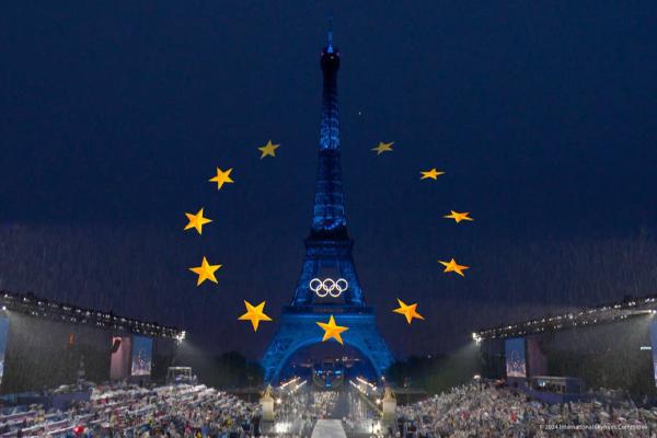 Composition of the EU stars around the Eiffel Tower