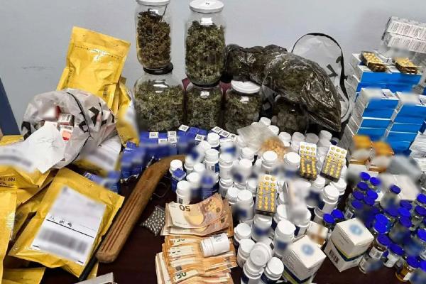 Table displaying seized fake medicines by Operation Shield 2024