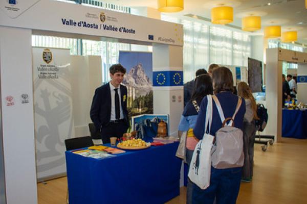 Stand lors de la journée portes ouvertes du Comité des régions
