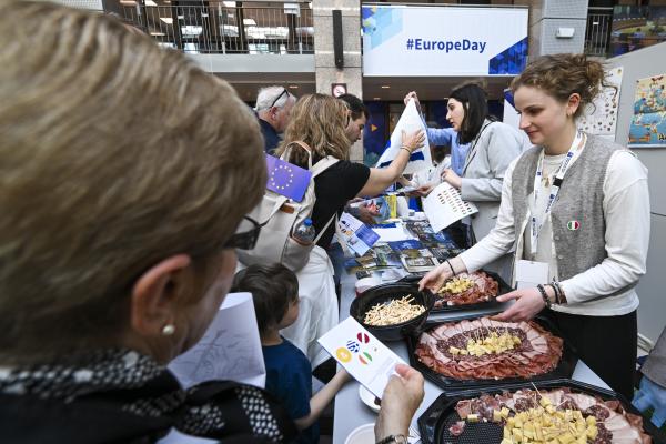 Dégustations de produits alimentaires au Conseil de l’Union européenne