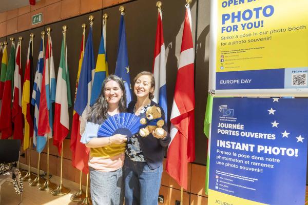 Photo booth at the EESC Open Day